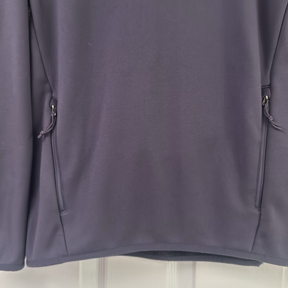 Women’s North Face neck Zip Hoodie Furry Warm Inside Athletic Ski Long Sleeve - Picture 2 of 8